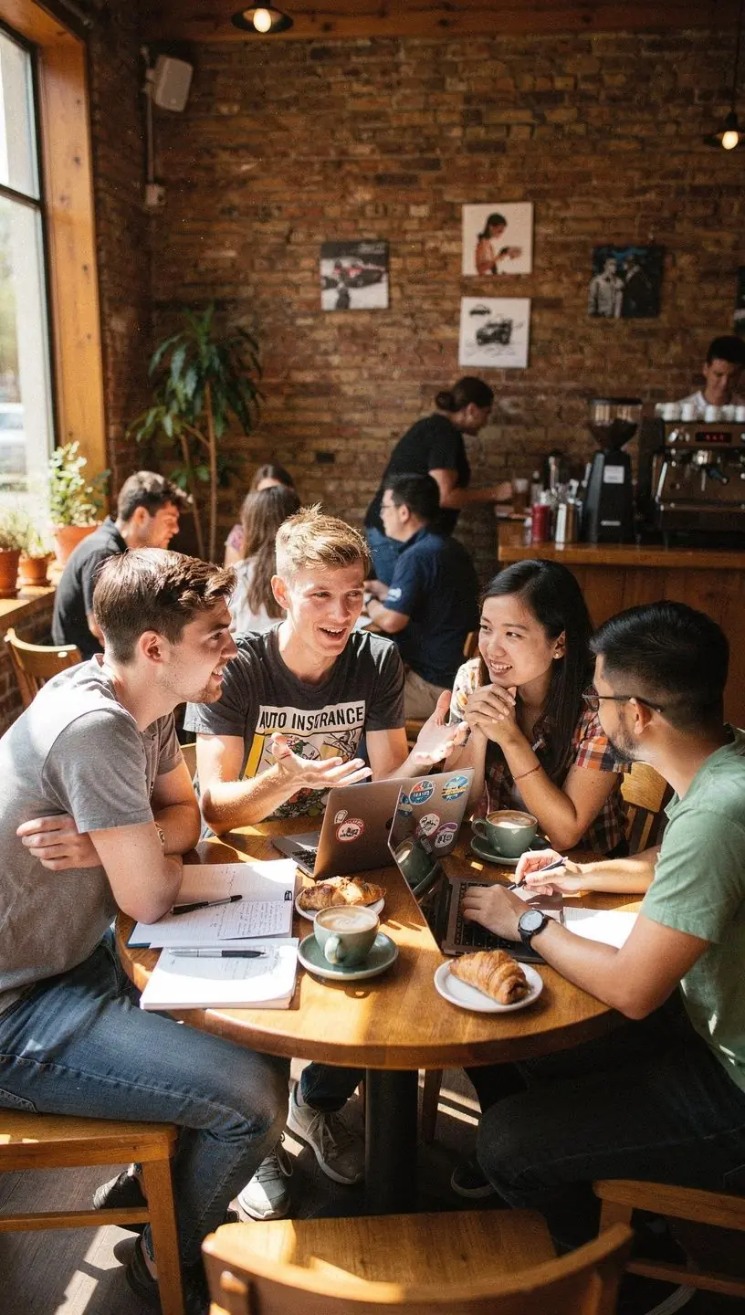 Prezentacja korzyści płynących z różnych rodzajów ubezpieczeń samochodowych.